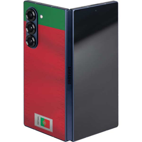 Portugal Soccer Flag Galaxy Z Fold6 Skin